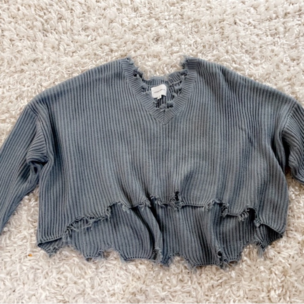 Blue sweater